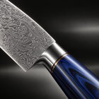 Close-up of the seiryu 2-piece knife set (gyuto & utility) blade and handle
