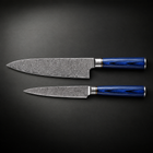 Seiryu 2-Piece Knife Set (Gyuto & Utility), full side profile