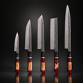 Tenryu Damascus Knife Set