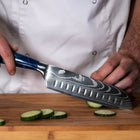 Japanese Damascus Knife Set – 8-Piece Balanced Profile