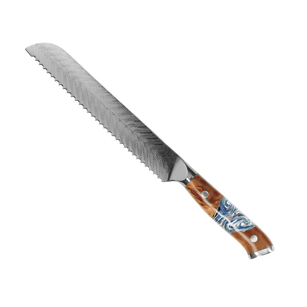 Japanese Damascus Knife Set – 9-Piece Versatile Blade