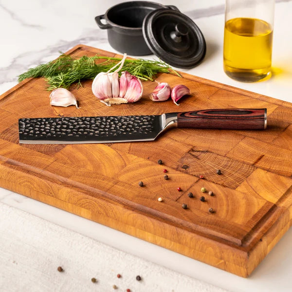 Japanese Hammered Damascus Chef  Knife Set – 3-Piece Set