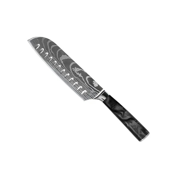 Premium Japanese Damascus Knife Set – 8-Piece Precision Collection