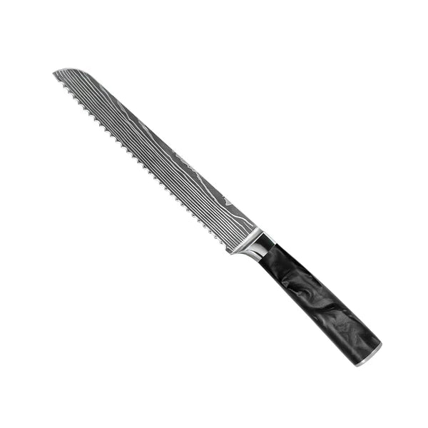 Premium Japanese Damascus Knife Set – 8-Piece Precision Collection