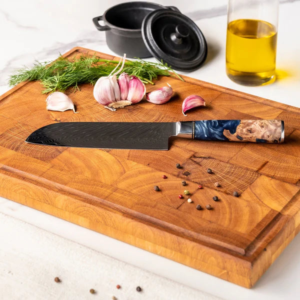 Professional Japanese Damascus Knife Set – 6-Piece Chefs Quality Set