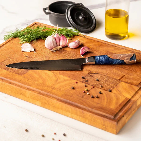 Professional Japanese Damascus Knife Set – 6-Piece Chefs Quality Set