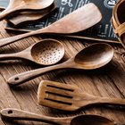 Traditional Japanese Wooden Utensil Set