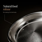 Natural food release: no coating, no chemicals