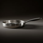 Side view of the Okura high-wall titanium pan