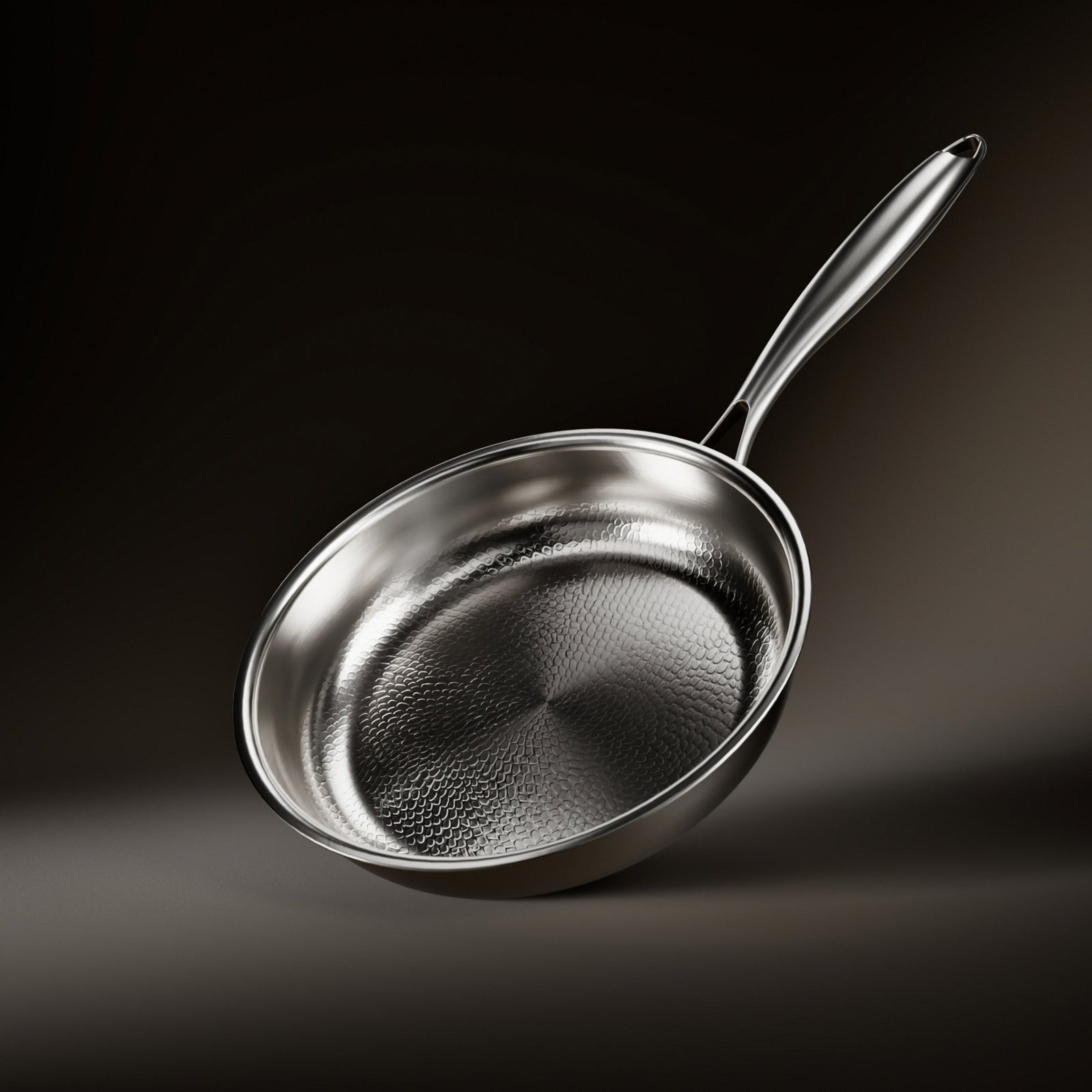 おOKURA COOKWARE Premium Titanium フライパン Hammered Titanium Pan – Okura Cookware