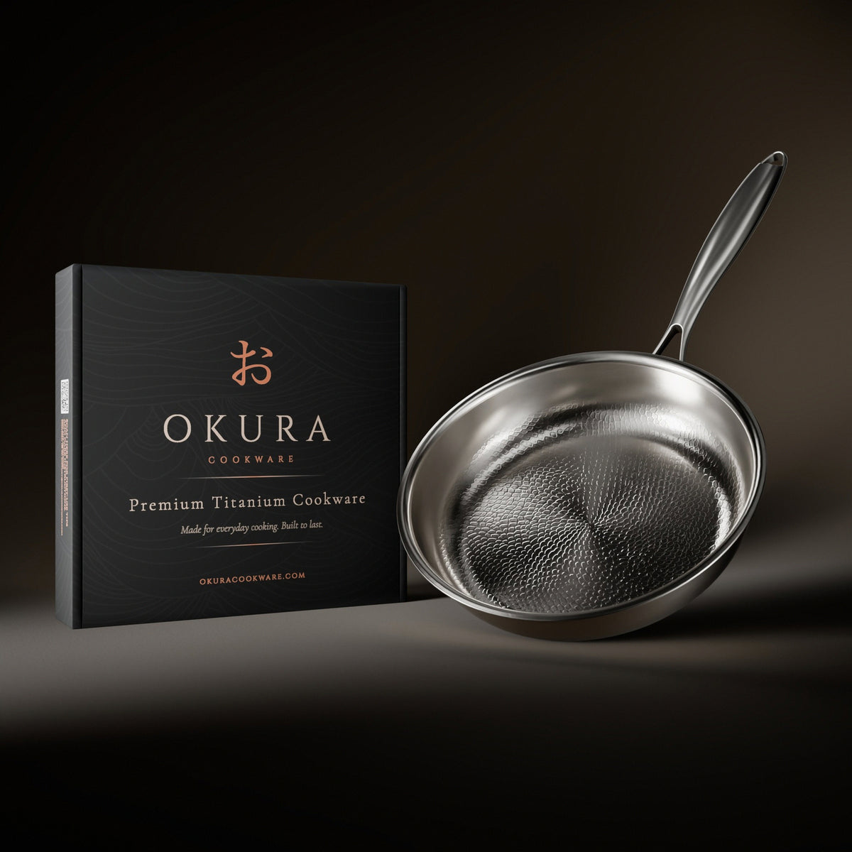 Pan Built Hammered Titanium Pan – Okura Cookware
