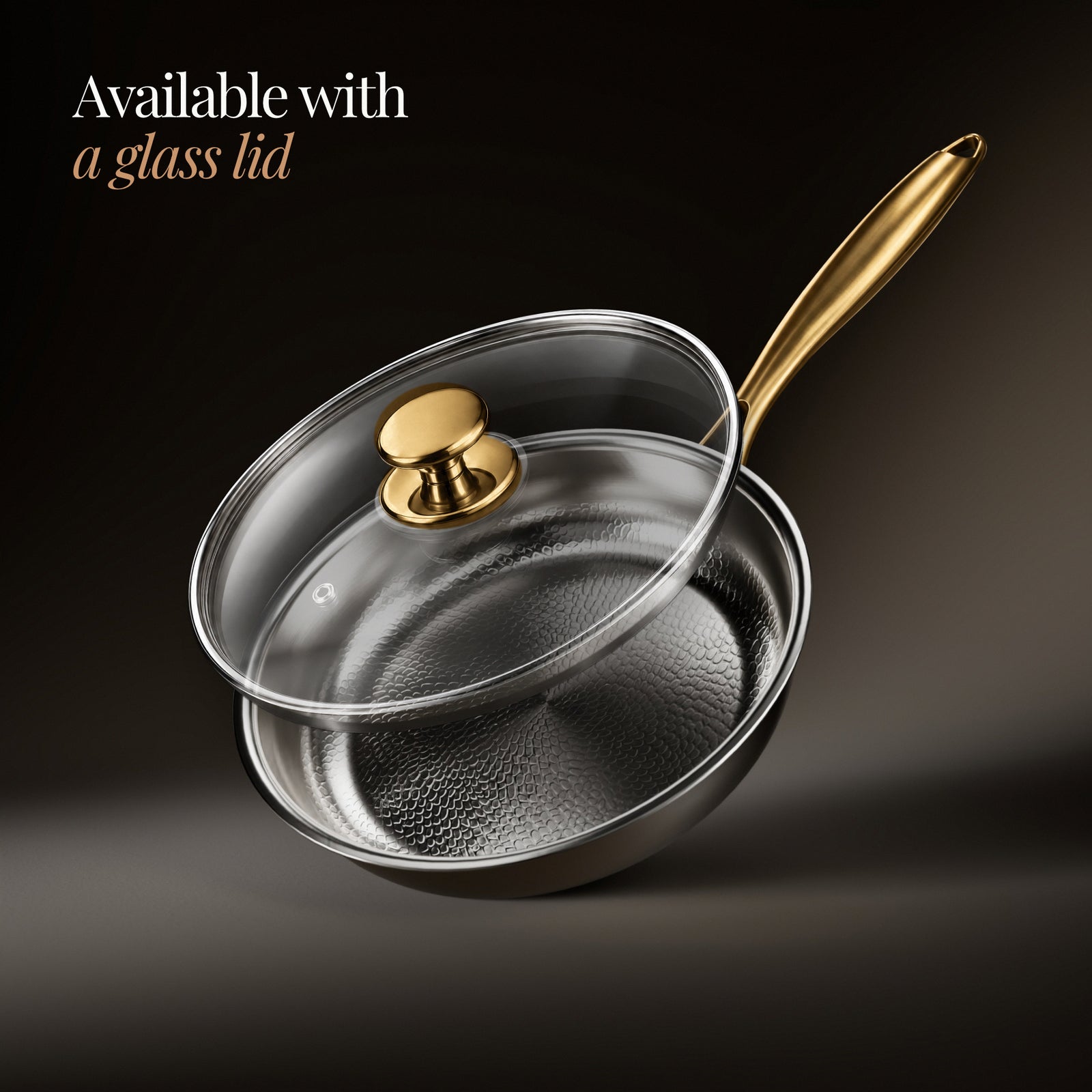 Okura Cookware Hammered Titanium Pan