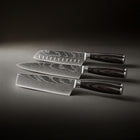Japanese-Style Knife Set, full side profile