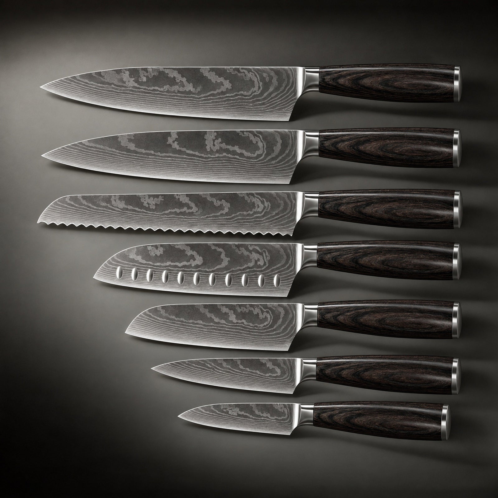 Japanese Knife Set, 7-Piece Precision | Okura