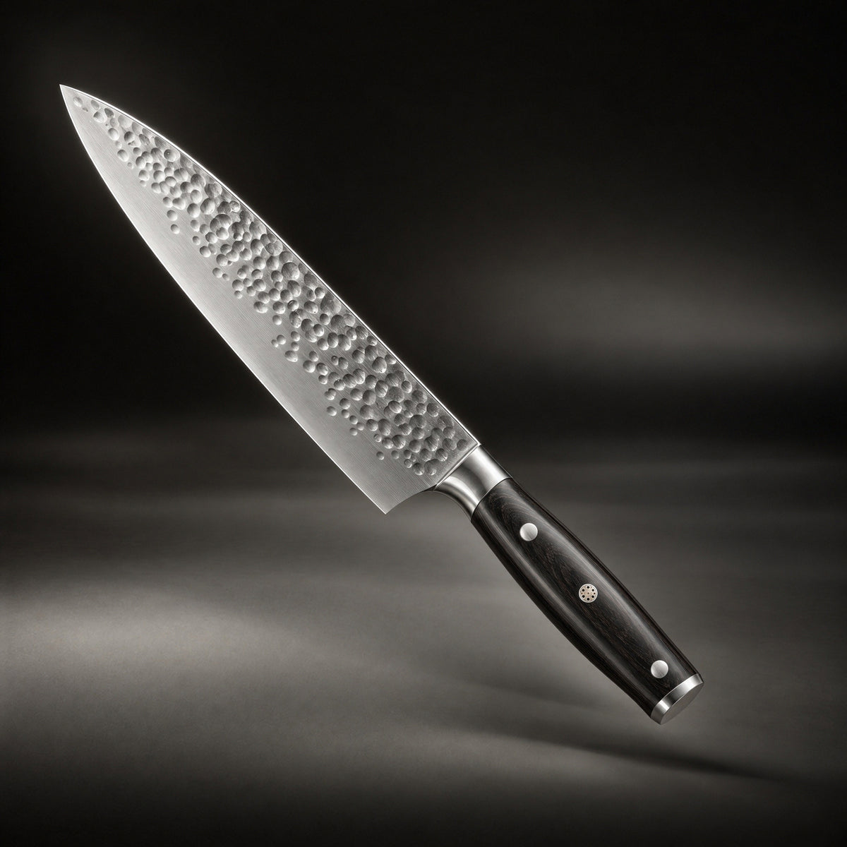 Japanese-Style Hammered Chef’s Knife