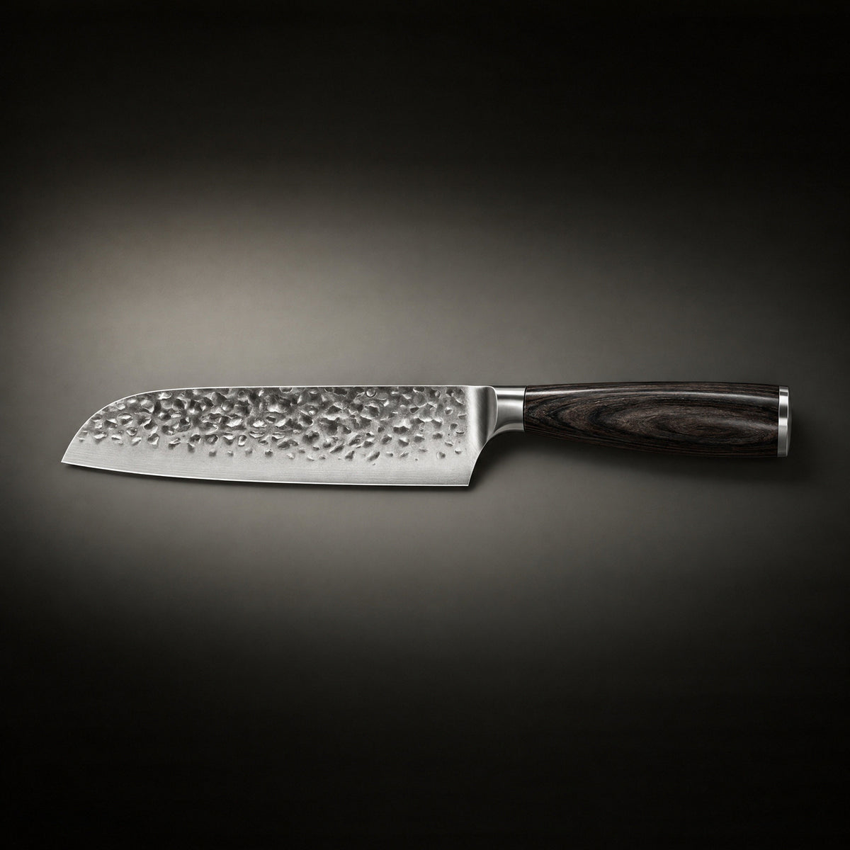 Japanese Hammered Utility Knife, full side profile