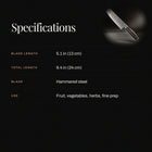Japanese Hammered Utility Knife specifications
