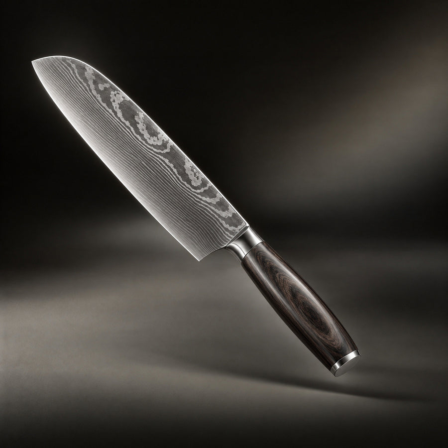 Japanese-Style Santoku Knife – 7 inch (17.8 cm) Compact Blade