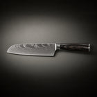 Japanese-Style Santoku Knife, full side profile