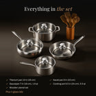 Everything in the pan and pot kitchen set