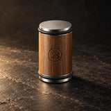 Okura rolling knife sharpener — oak finish
