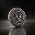 Titanium Pan Scrubber | Rust-Proof Cleaning Coil (Single)