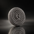 Titanium Pan Scrubber | Rust-Proof Cleaning Coil (Single)