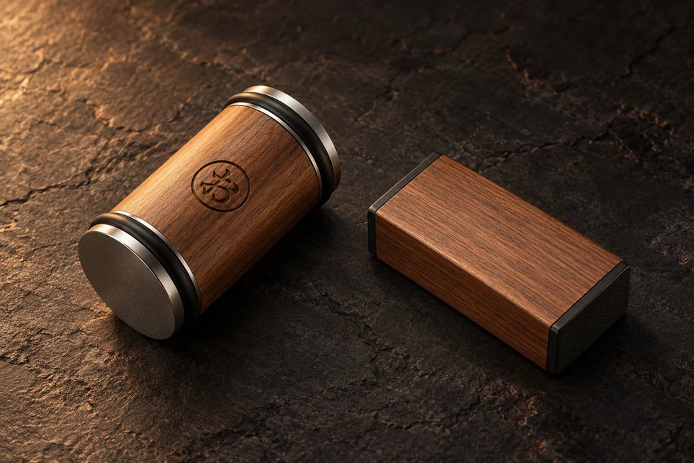 Oak rolling sharpener and magnetic angle holder