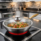 Hand-Hammered Titanium Wok Pan with Flat Base | Limited Edition