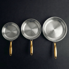 Hand-Hammered Titanium Pan - 3-piece set I Limited Edition