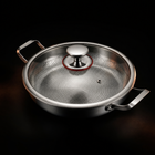 Hand-Hammered Titanium Pan with Two Handles | World Cup 26