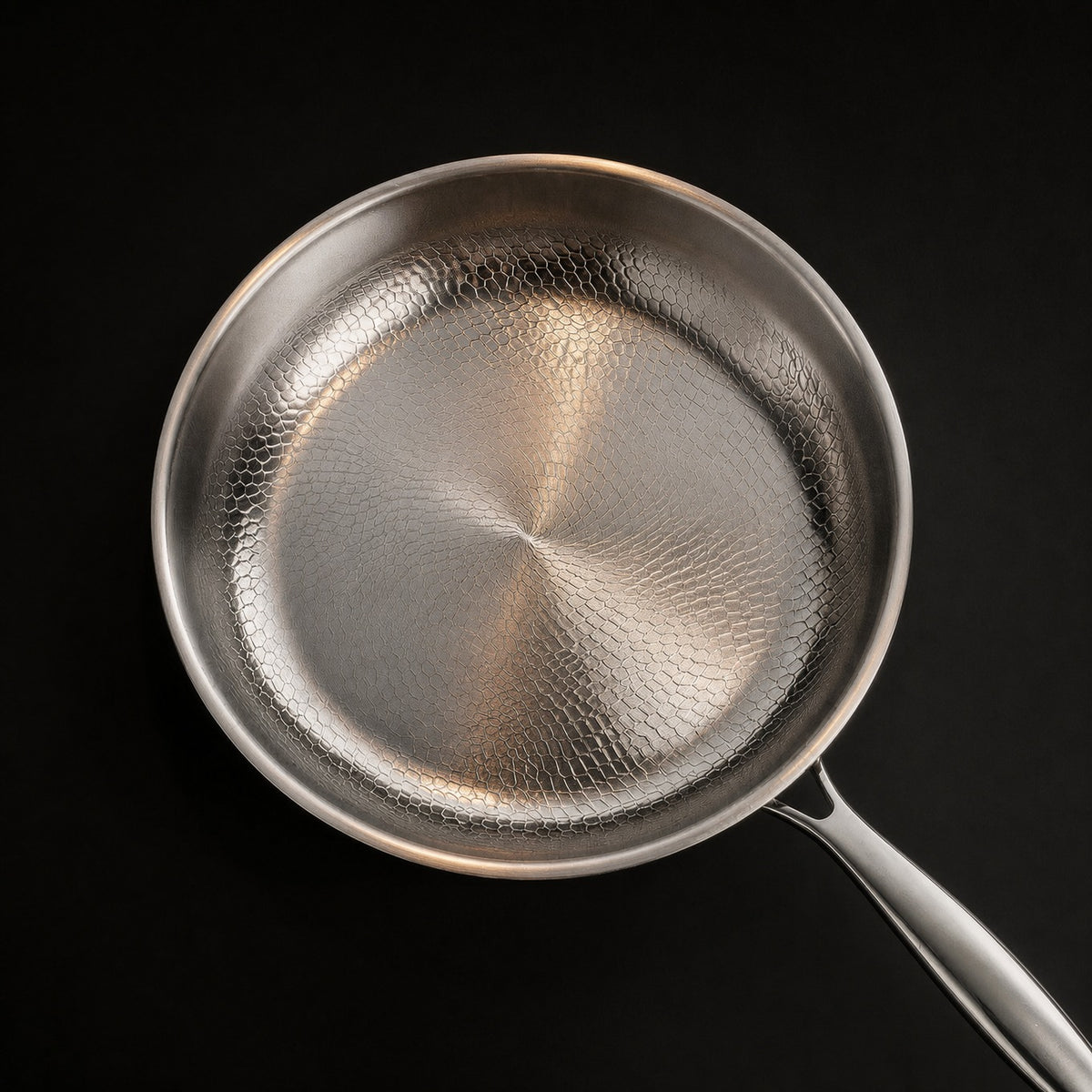 Hand-Hammered Titanium Pan