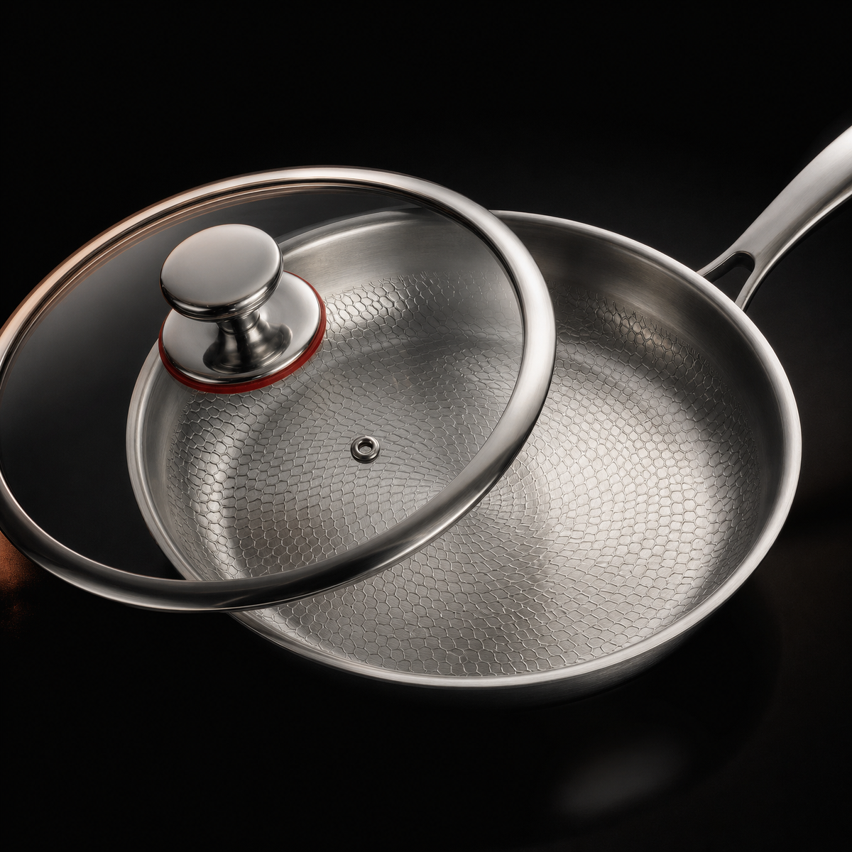 Okura Cookware Hand-Hammered Titanium Pan