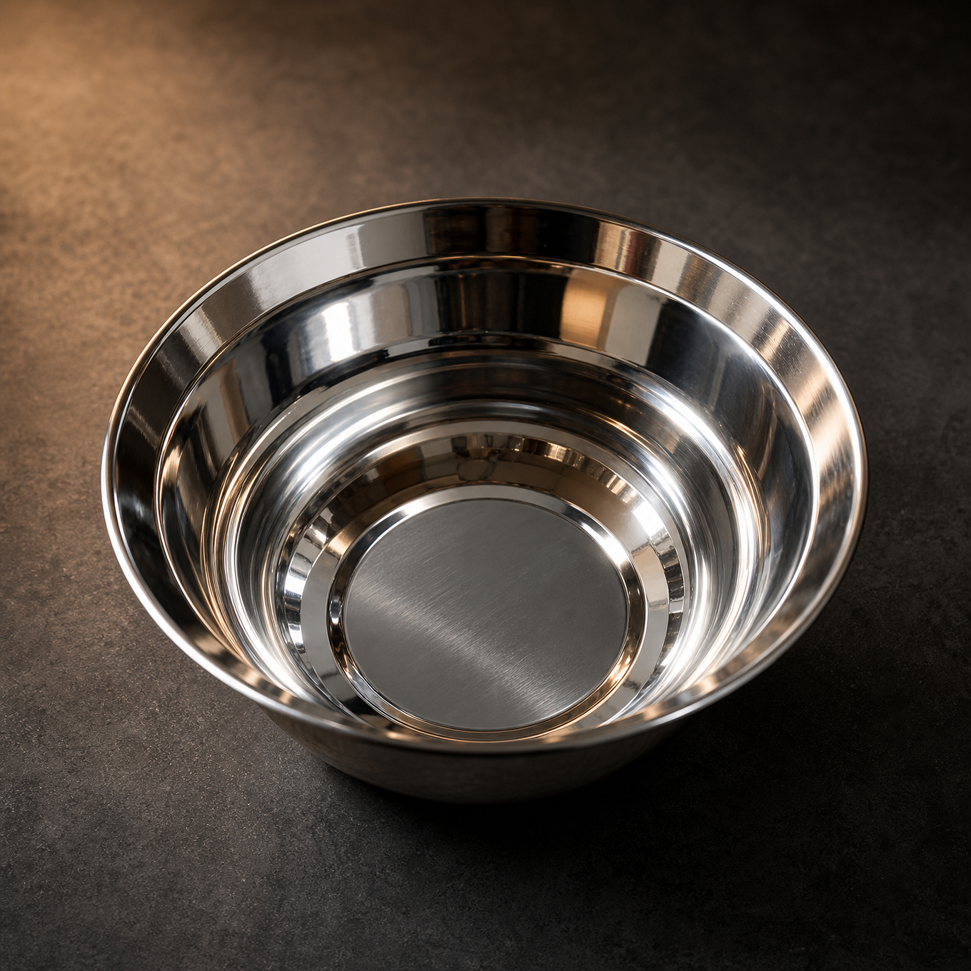 PFAS-free stackable stainless steel mixing bowl set, Okura