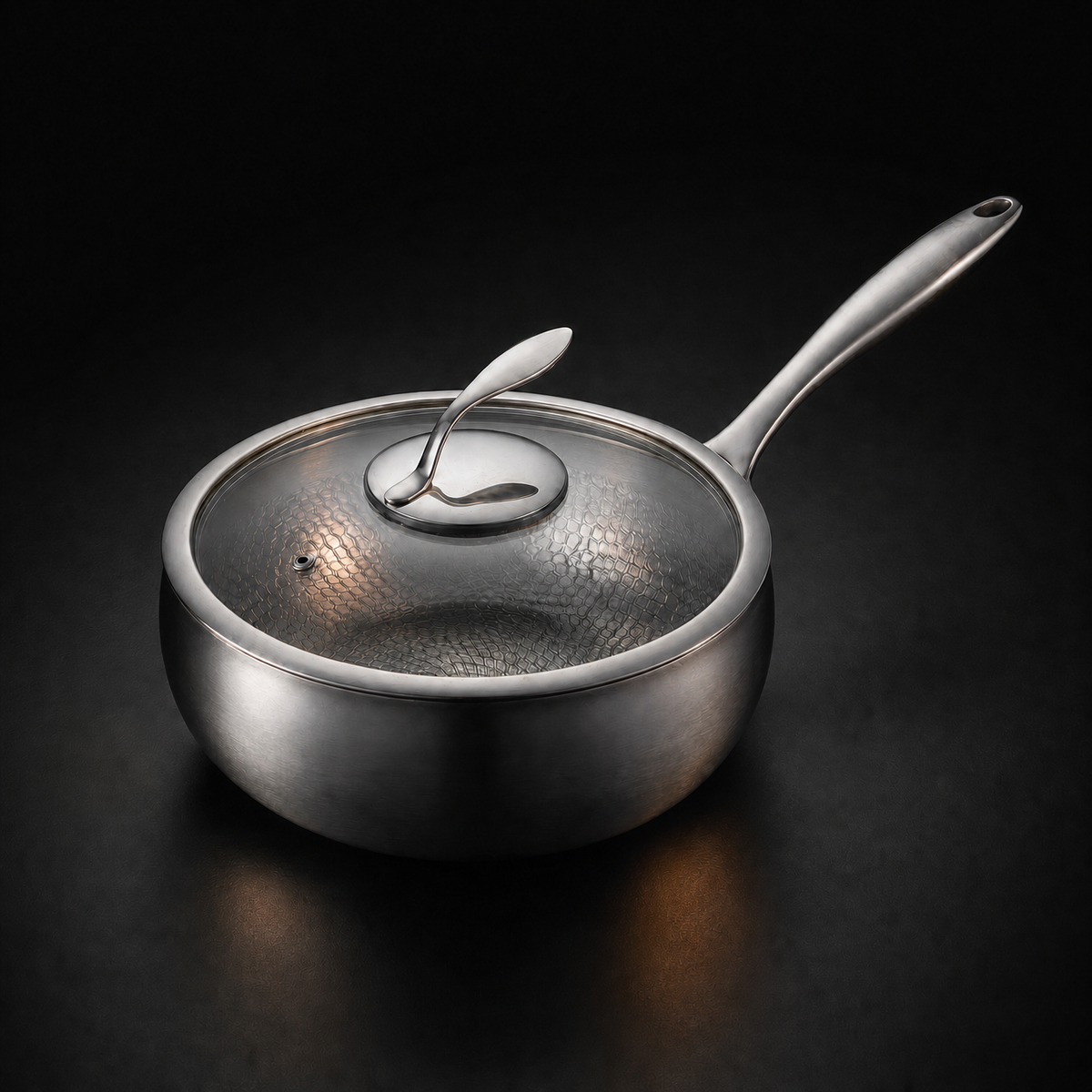 Titanium Sauté Pan, Hand-Hammered PFAS-Free | Okura