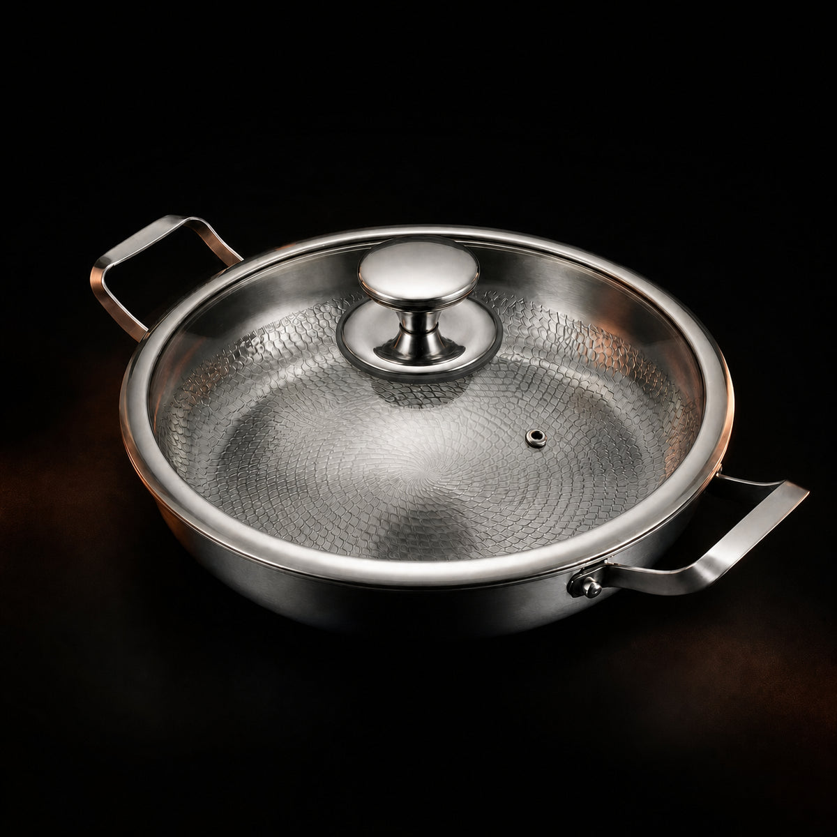 Titanium Pan with Two Handles I PFAS-Free & Durable
