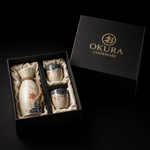 Japanese Sakura Ceramic Sake Flagon Set