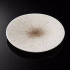 Japanese Mino Ware Wrinkled Ceramic Plate