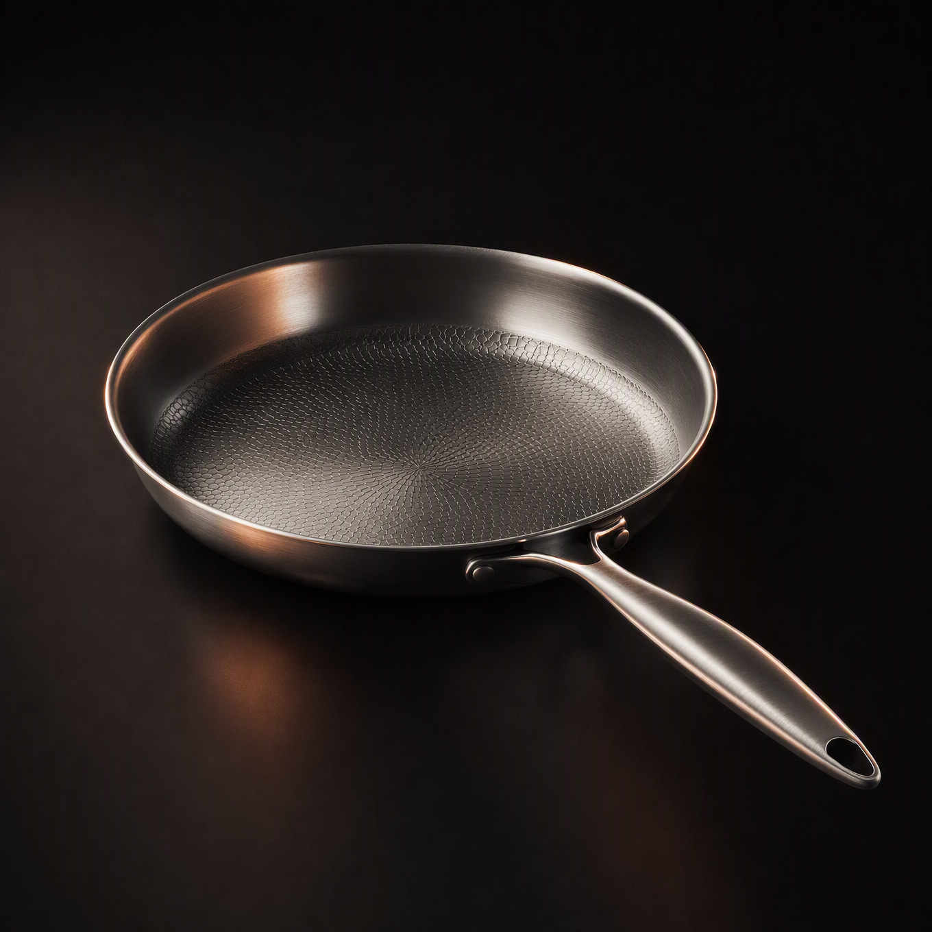 Hand-Hammered Titanium Pan