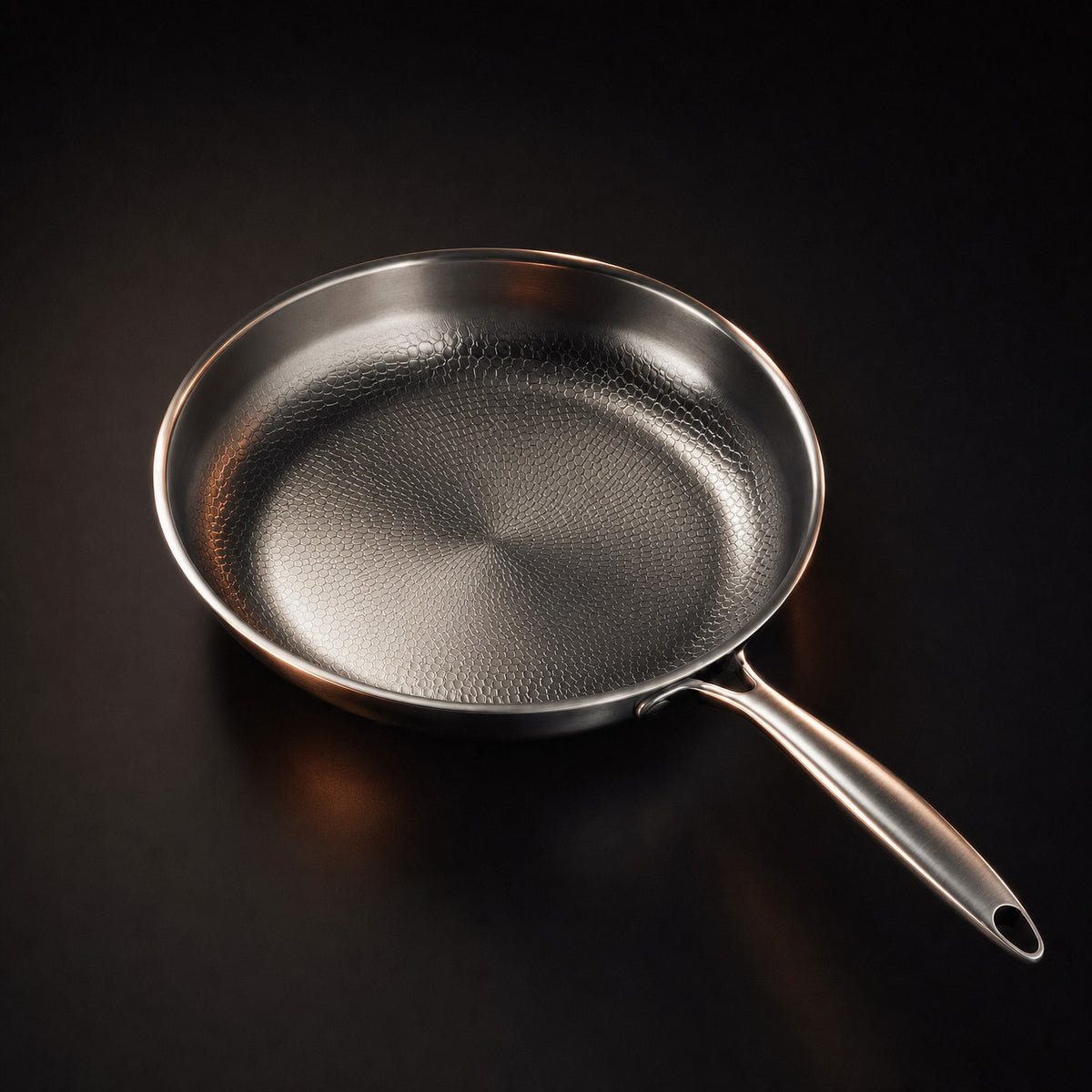 Hand-Hammered Titanium Pan