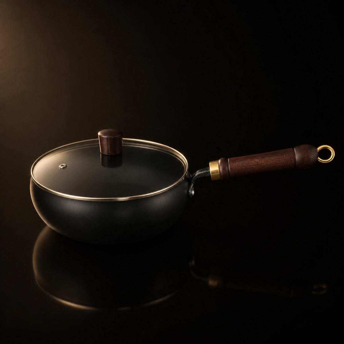 Traditional Japanese Iron Wok Pan