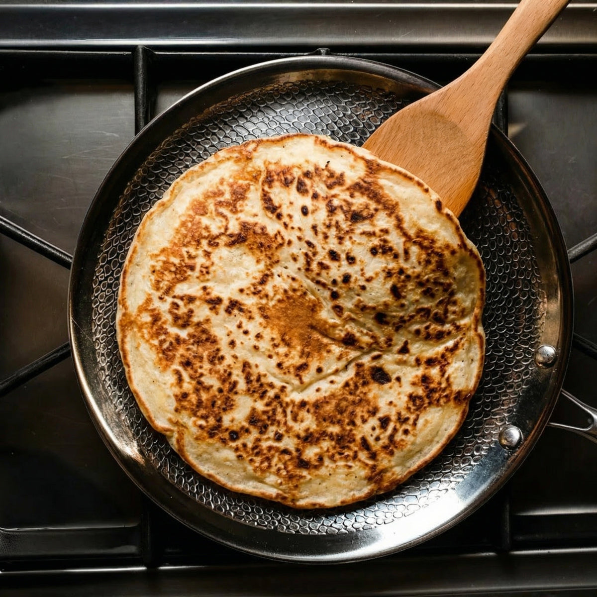 Hand-Hammered Titanium Crêpe Pan
