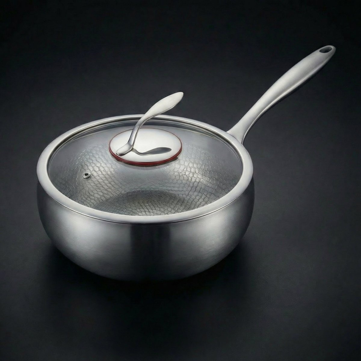 Hand-Hammered Titanium Sauté Pan – Okura Cookware