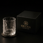 Japanese Edo Kiriko Glacier-Cut Crystal Whisky Glass