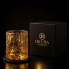 Japanese Edo Kiriko Glacier-Cut Crystal Whisky Glass