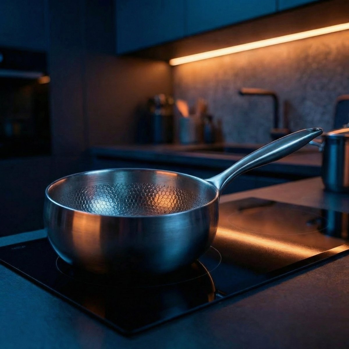 シマノ　イソマチック4000 ハンドドラグ　ドラハン　チタン Hand-Hammered High-Wall Titanium Pan – Okura Cookware