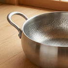 Hand-Hammered Deep Titanium Pot | World Cup 26