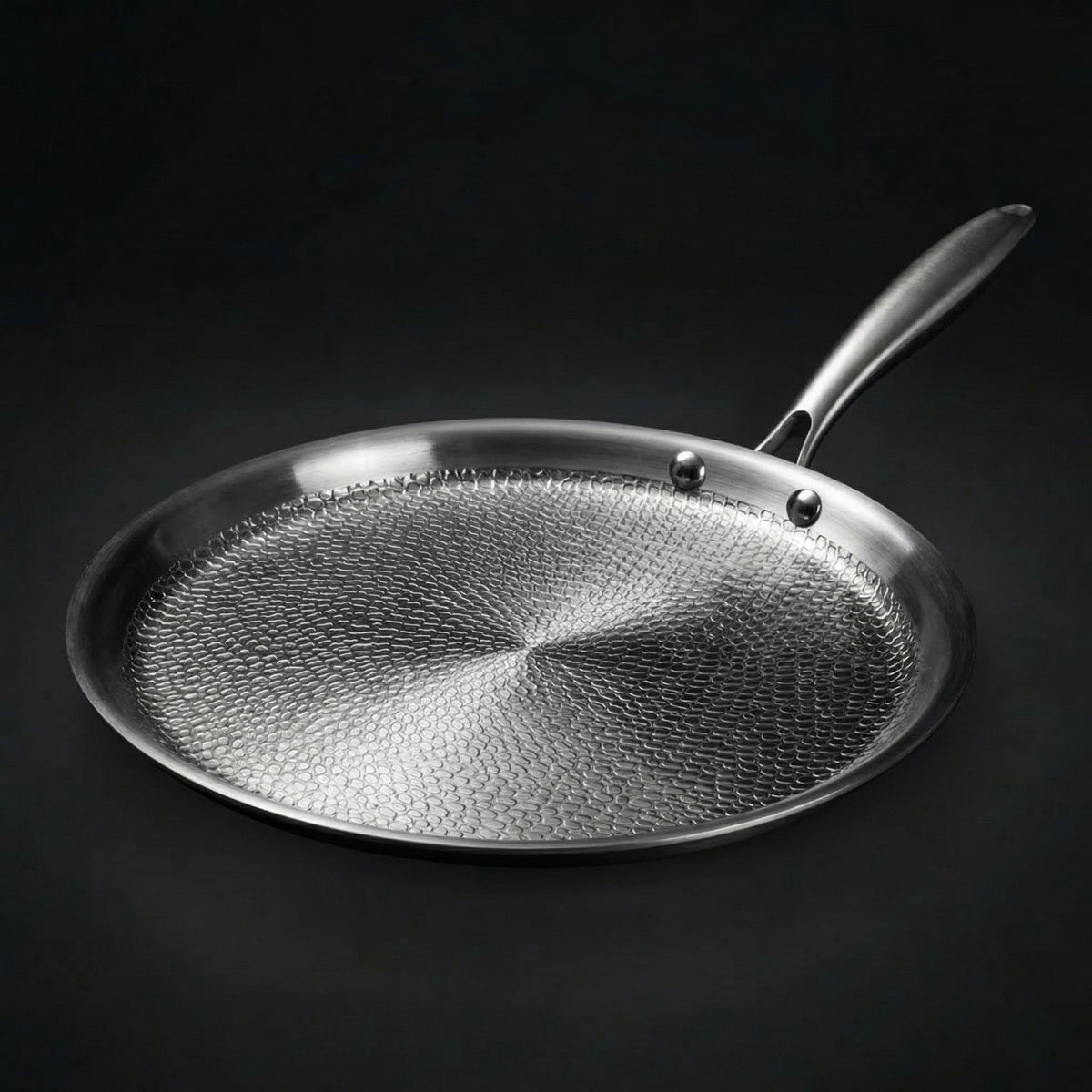 Hand-Hammered Titanium Crêpe Pan