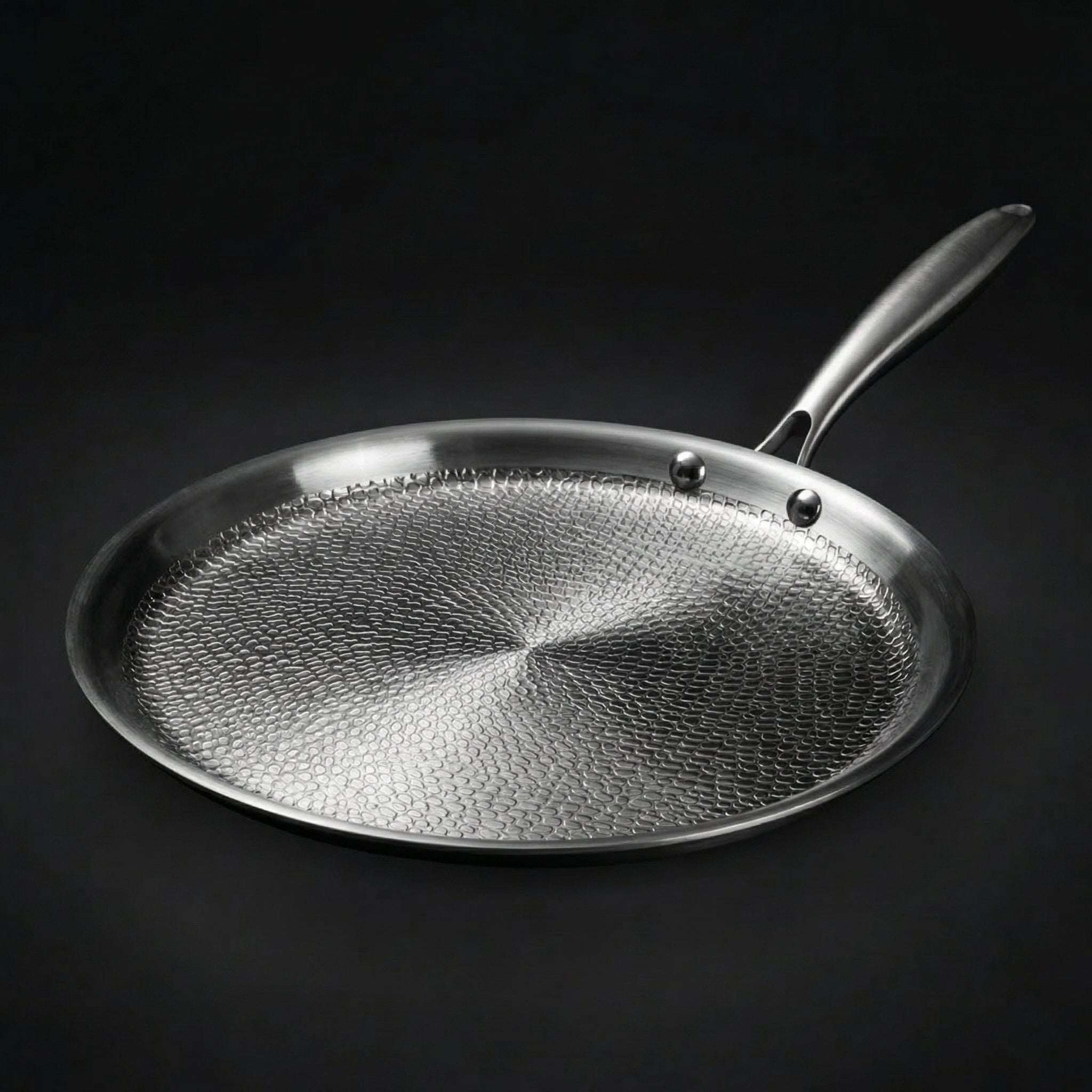 Hand-Hammered Titanium Crêpe Pan