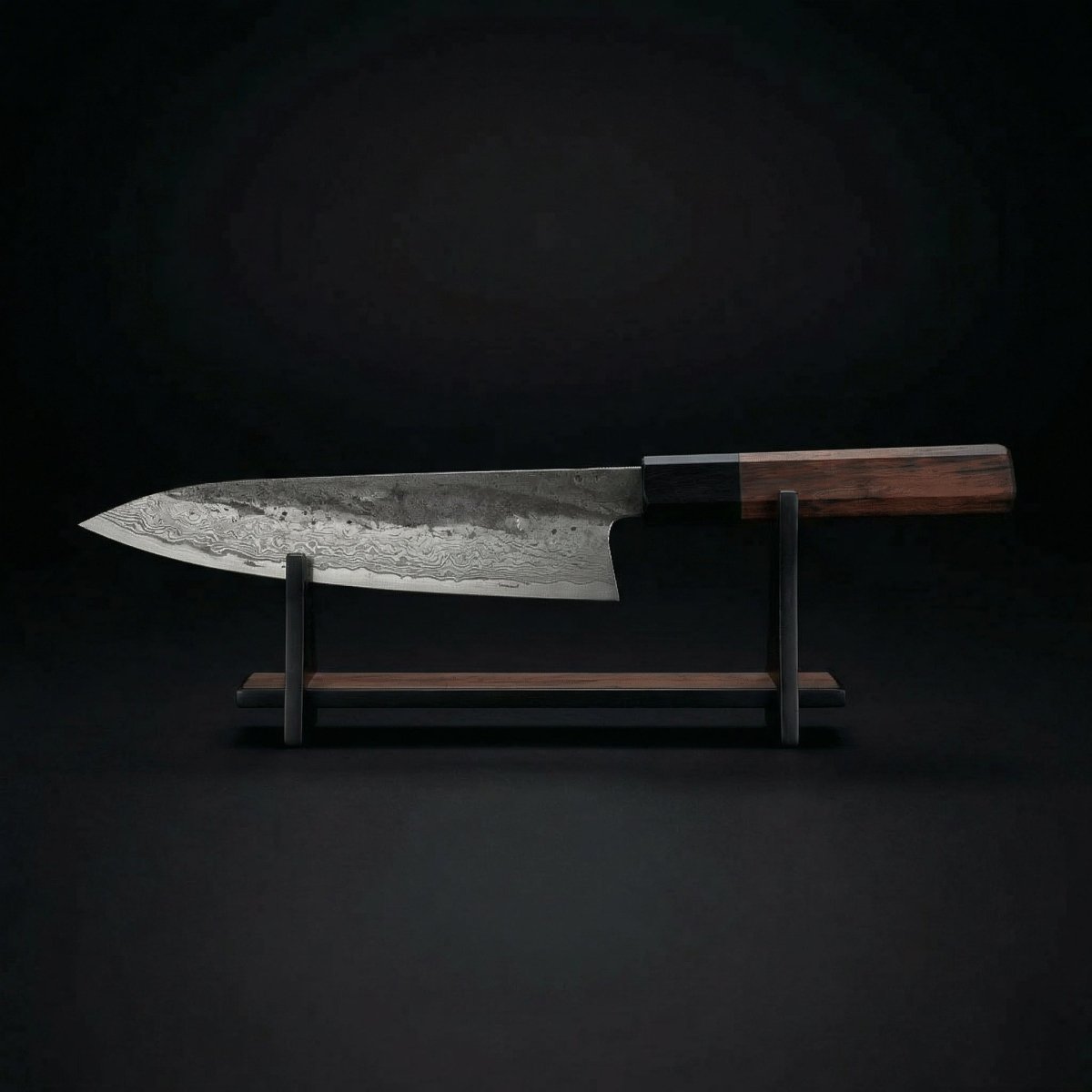 kiruakirua　0825 Kiritsuke Knife – Stainless Steel Blade, Ironwood Handle, 8.5 inch